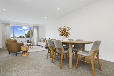 North-facing apartment
